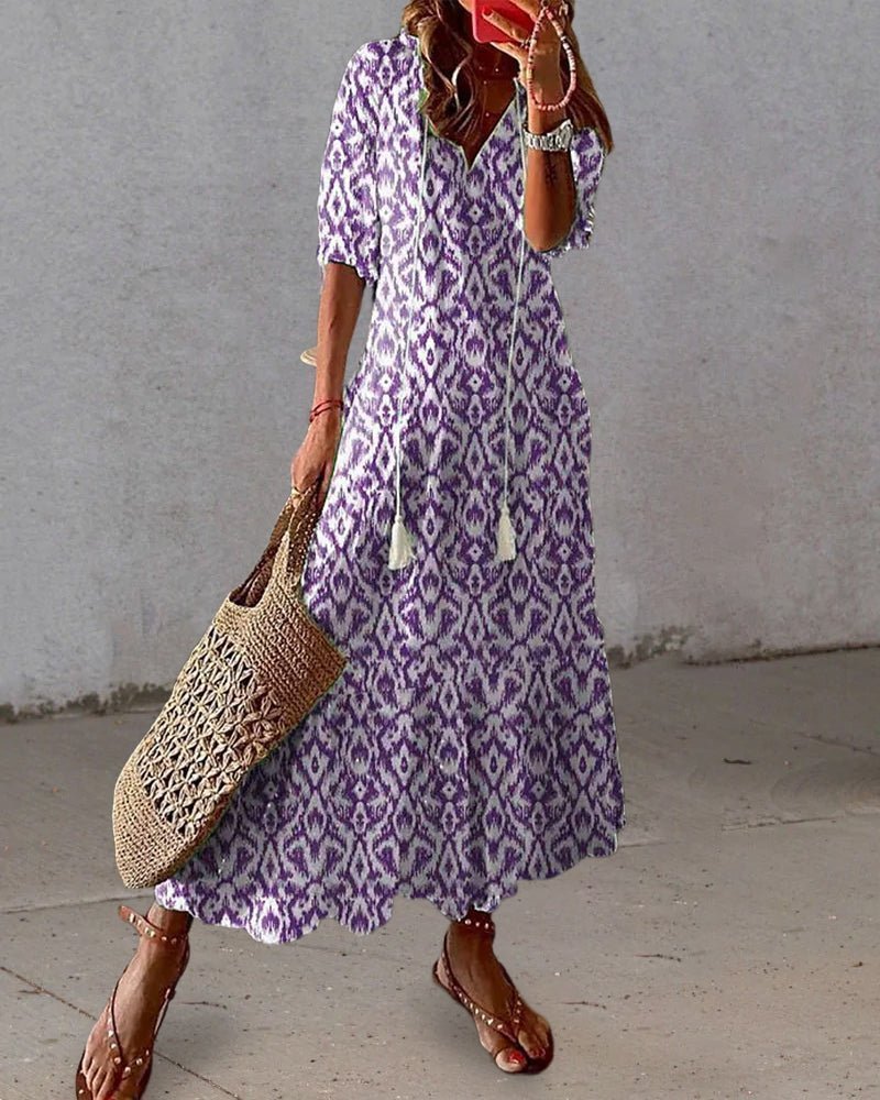 Luna | Vestido boho de estilo desenfadado con un corte que sienta muy bien