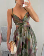 Gabriel Moreno| Vestido Maxi Elegancia Floral