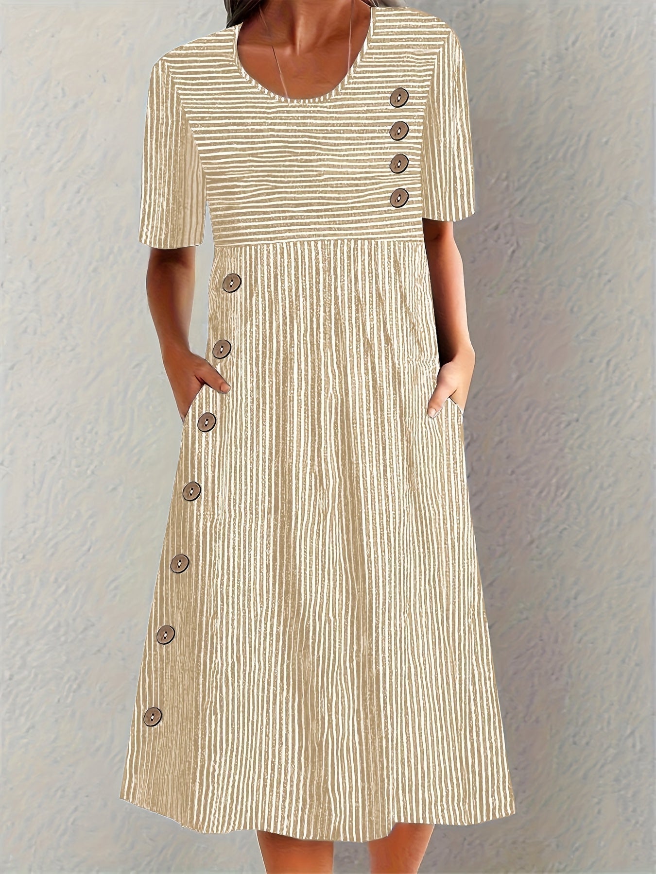 Sofia™ | Vestido de Verano a Rayas