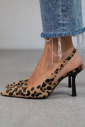 Avery™ | Zapatos de tacón D’Orsay con estampado de leopardo