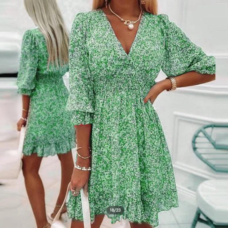 Sunna | Vestido Floral Elegante