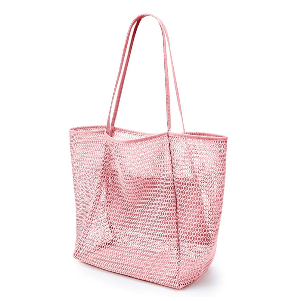 Emoswims - Women's Swimming Beach Bag Portable One Shoulder Storage Bag Crossbody Bag Versatile Mesh Bag