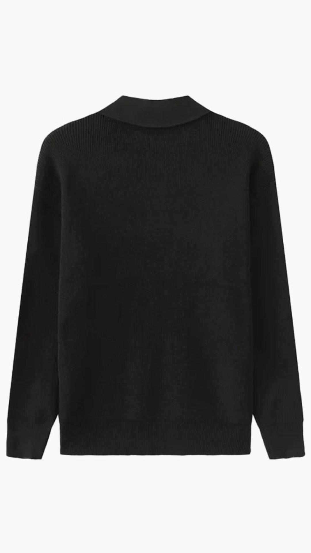 JERSEY NEGRO DE PUNTO ELEGANTE