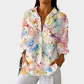Blusa Ligera y Colorida con Estampado