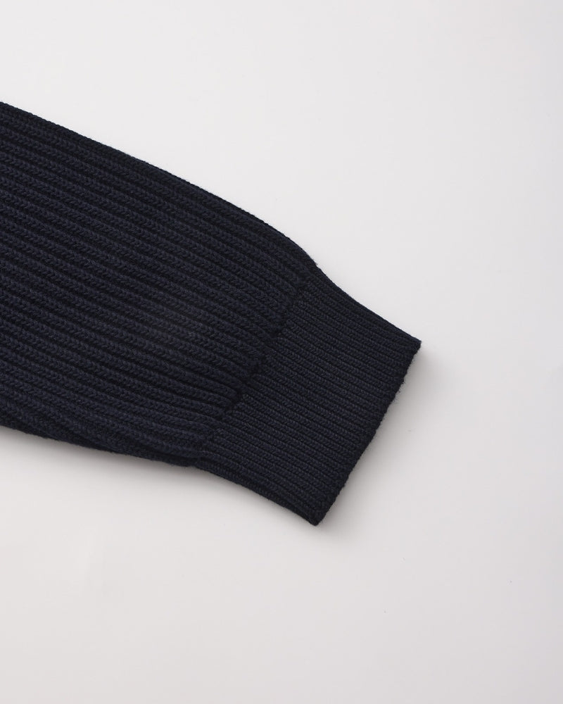 Jersey de Cuello Redondo de Punto Elástico