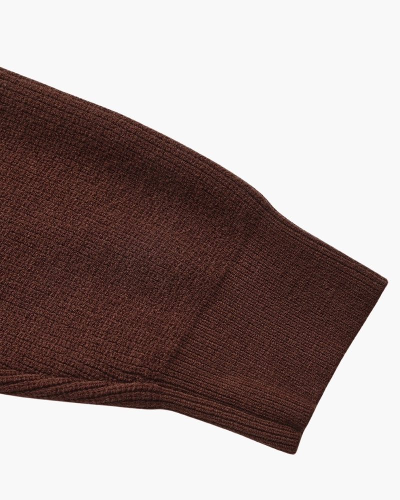 Jersey refinado con media cremallera