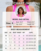 Emoswims - Stylish High Waist Ruched Color Block Bikini Set