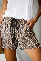 Emoswims - Womens Drawstring Shorts Summer Elastic Waist Casual Lightweight with Pockets
