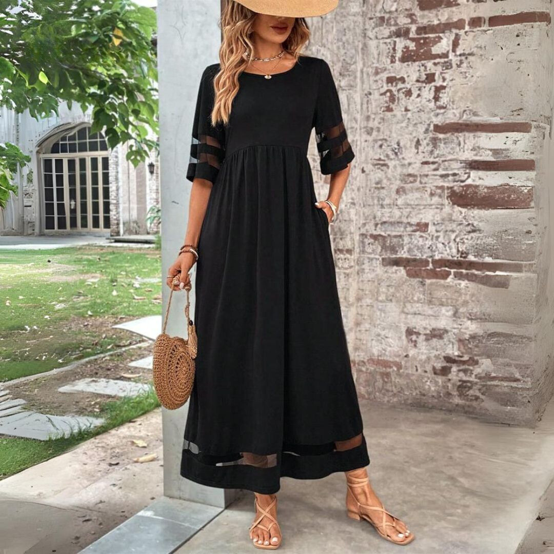 Aubrey™ | Vestido Midi Favorecedor para la Cintura