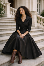 VESTIDO ELEGANTE MIDI