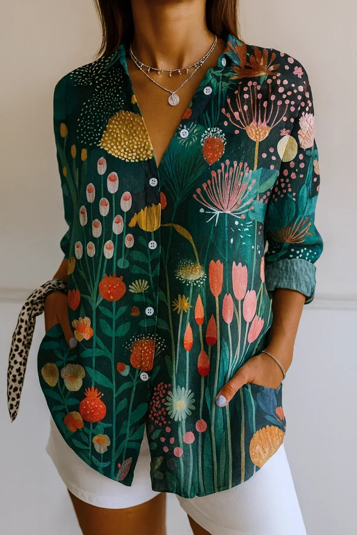 Astra | Blusa con estampado colorido