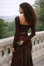 VESTIDO MIDI AJUSTADO