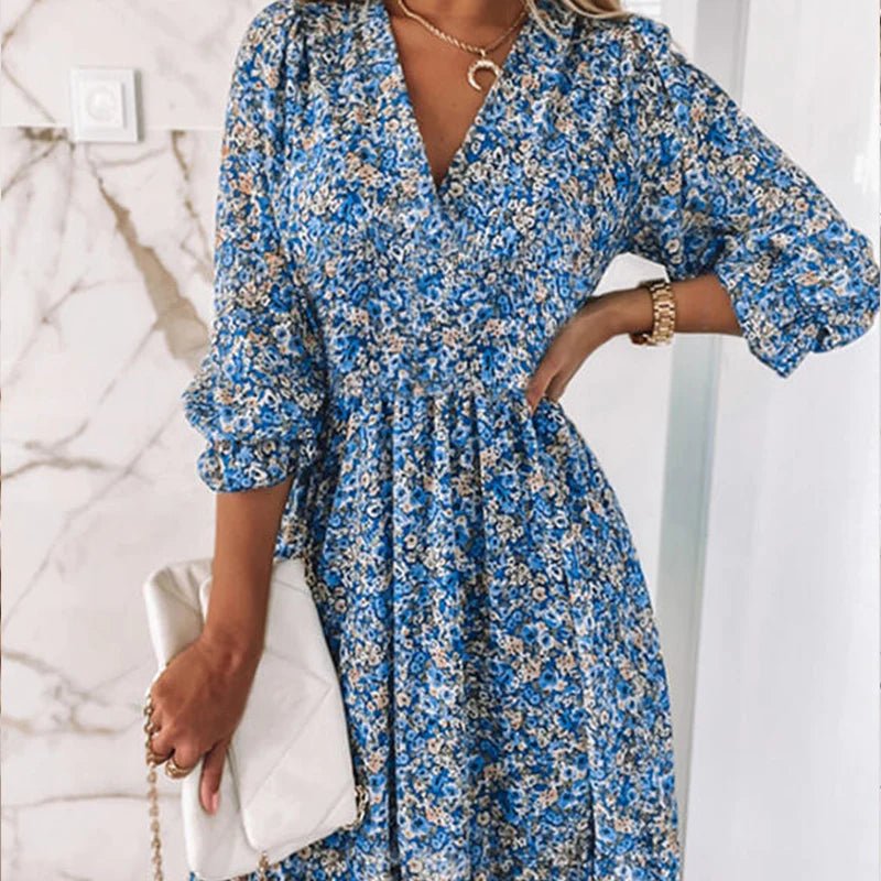 Sunna | Vestido Floral Elegante