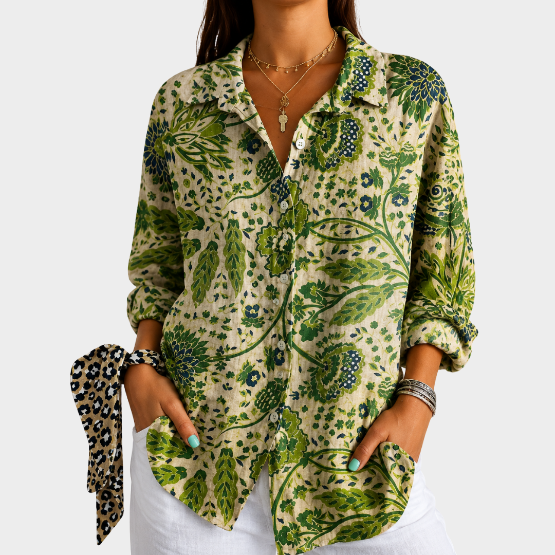 Blusa Escape Jardín Verdor