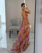 Gabriel Moreno| Vestido Maxi Elegancia Floral