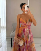 Gabriel Moreno| Vestido Maxi Elegancia Floral