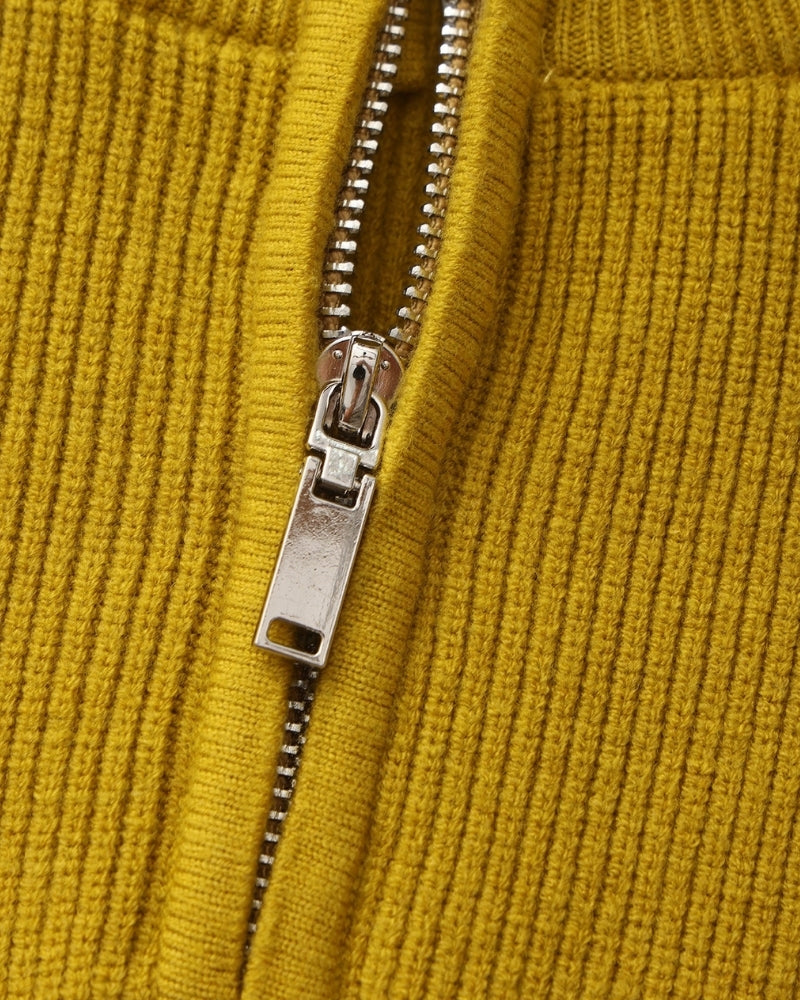 Jersey refinado con media cremallera