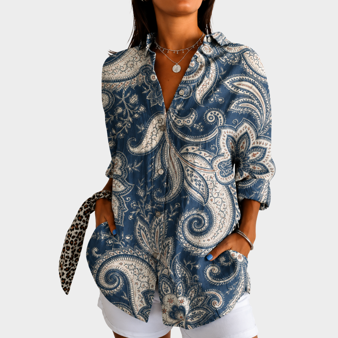 Blusa Gracia Paisley Costera