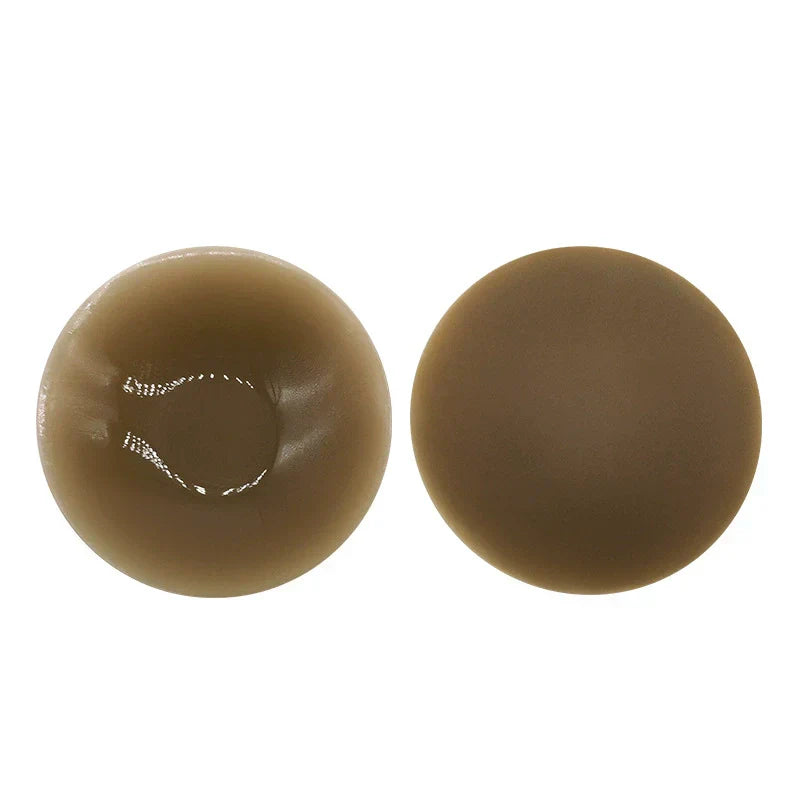 Emoswims - Nipple Cover Sticky Adhesive Silicone Nipple Pasties Reusable Pasty Nipple Covers for Women with Travel Box