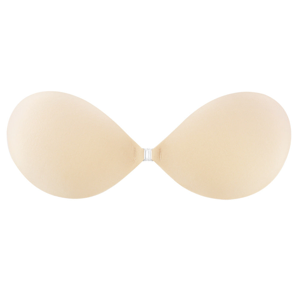 Emoswims - Adhesive Bra Reusable Strapless Self Silicone Push-up Invisible Sticky Bras for Backless Dress