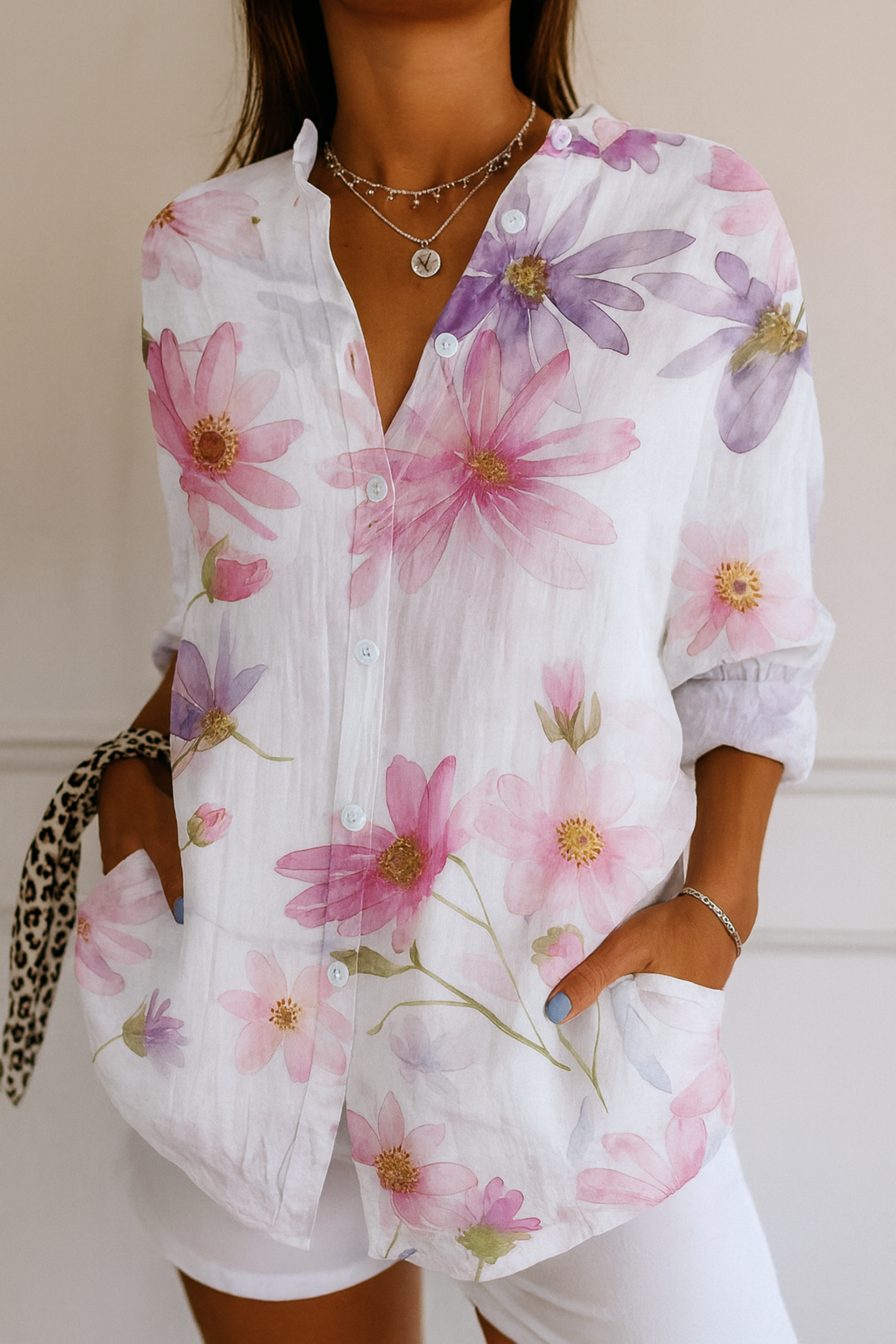 Astra | Blusa con estampado colorido