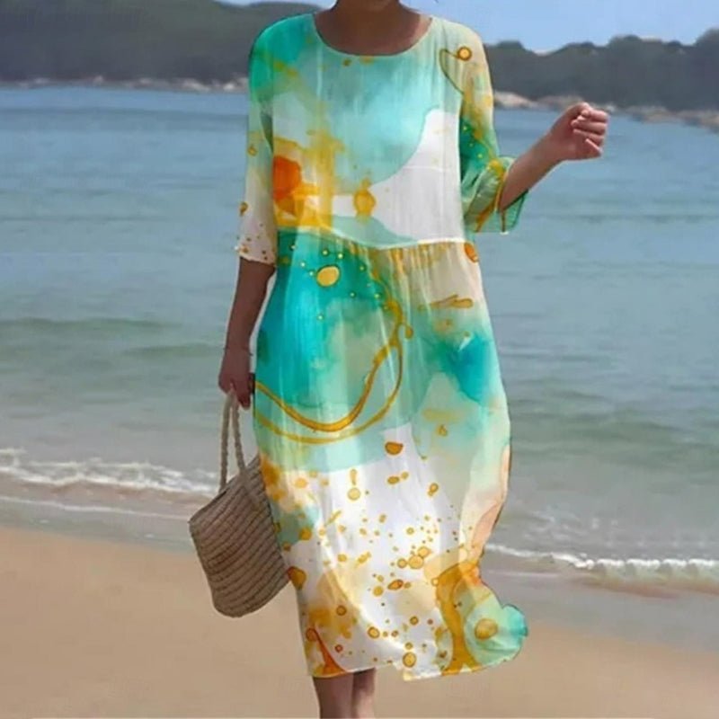 Keely | Vestido Floral Atardecer