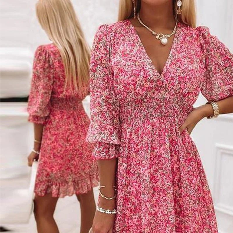 Sunna | Vestido Floral Elegante