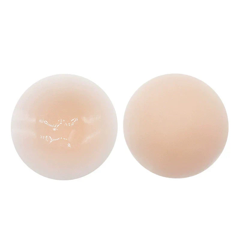 Emoswims - Nipple Cover Sticky Adhesive Silicone Nipple Pasties Reusable Pasty Nipple Covers for Women with Travel Box