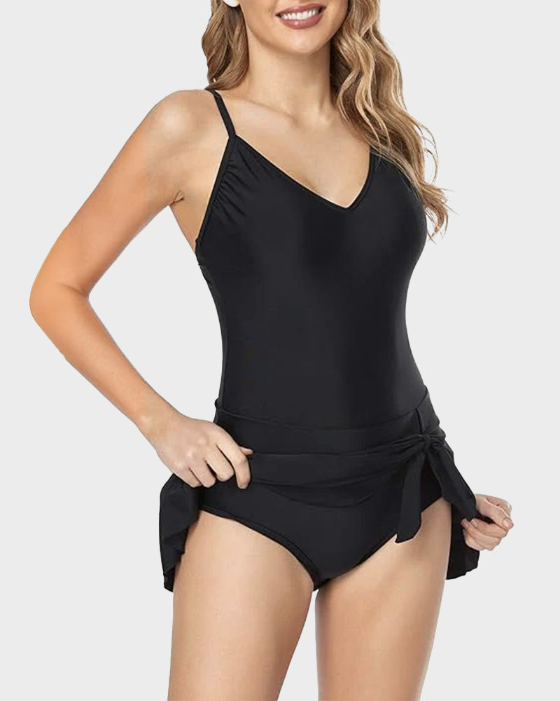 Emoswims - Women's Tummy Control Slim Fit One Piece Swimsuit