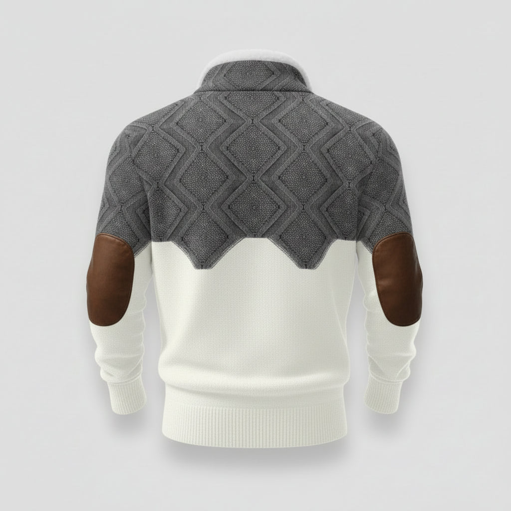 Falk | Jersey de calidad con cuello alto acolchado