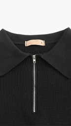 JERSEY NEGRO DE PUNTO ELEGANTE