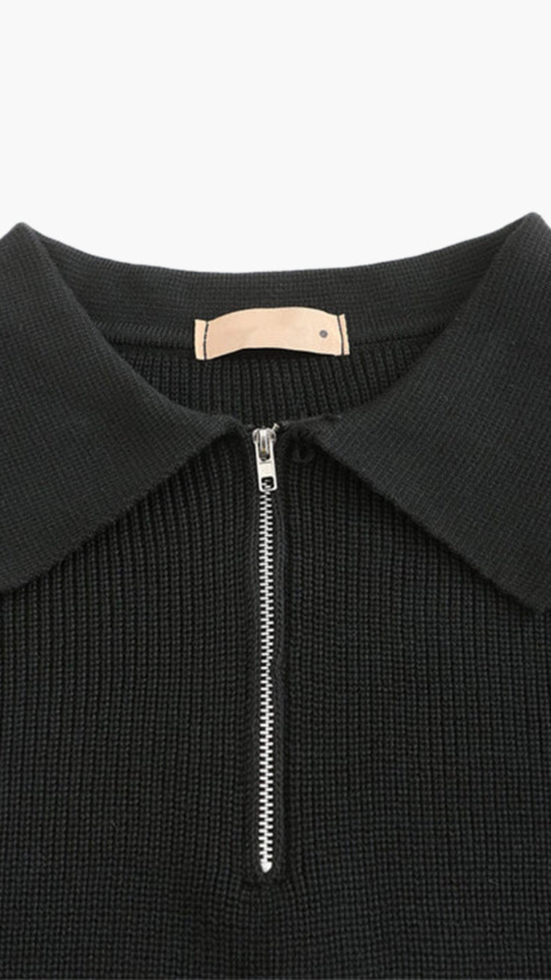 JERSEY NEGRO DE PUNTO ELEGANTE