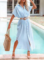 Emoswims - White Solid Color Long Sun-proof Cardigan Cover Up