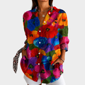 Blusa Jardín Florecido Vibrante