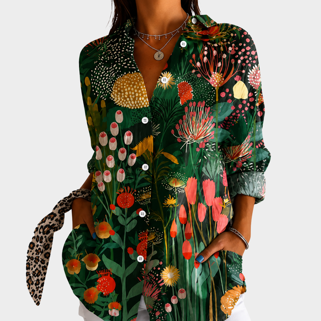 Blusa Jardín de Medianoche