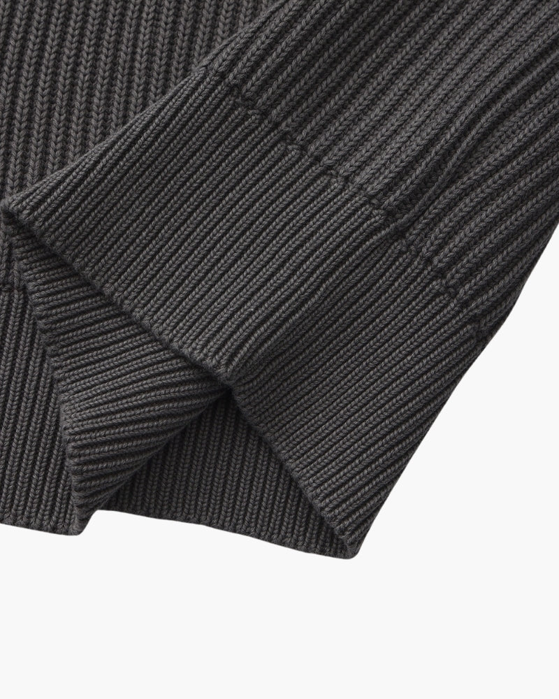 Jersey de Cuello Redondo de Punto Elástico