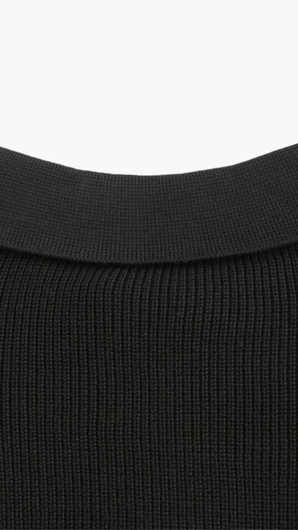 JERSEY NEGRO DE PUNTO ELEGANTE