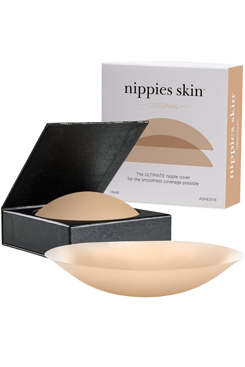 Emoswims - Nipple Cover Sticky Adhesive Silicone Nipple Pasties Reusable Pasty Nipple Covers for Women with Travel Box