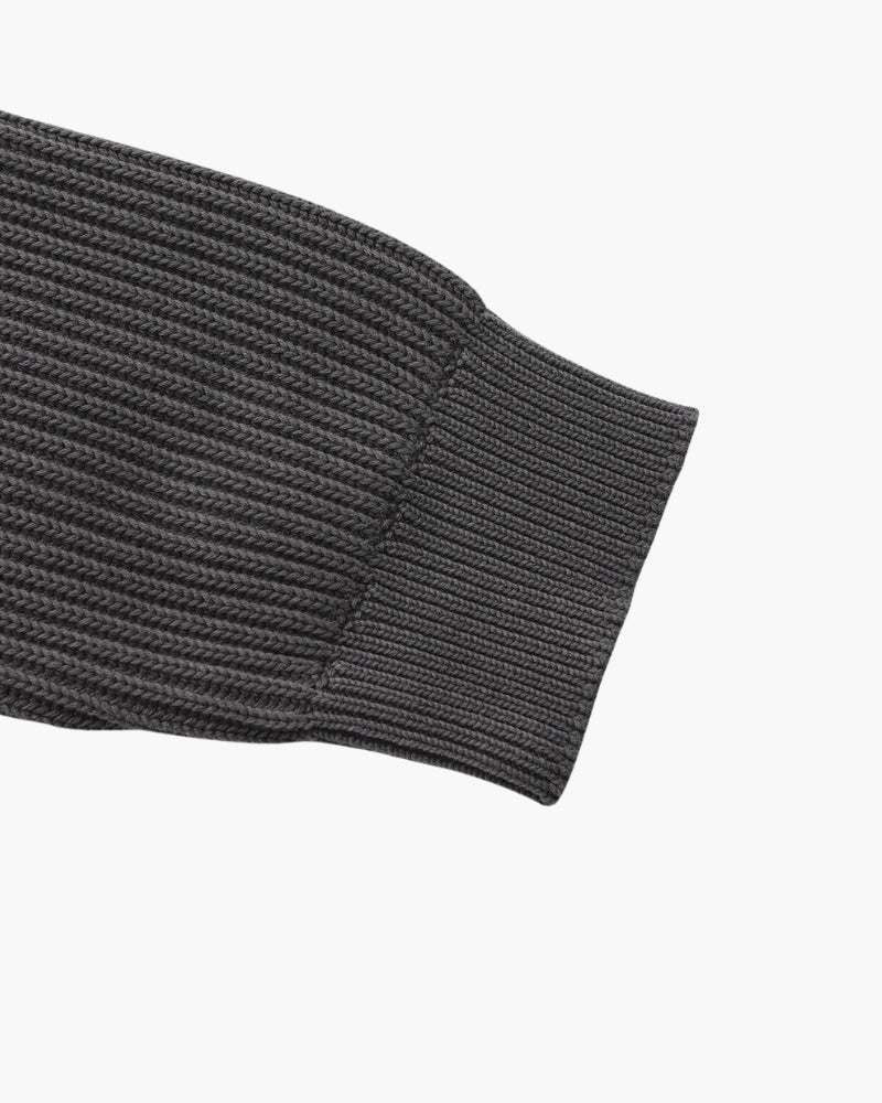 Jersey de Cuello Redondo de Punto Elástico