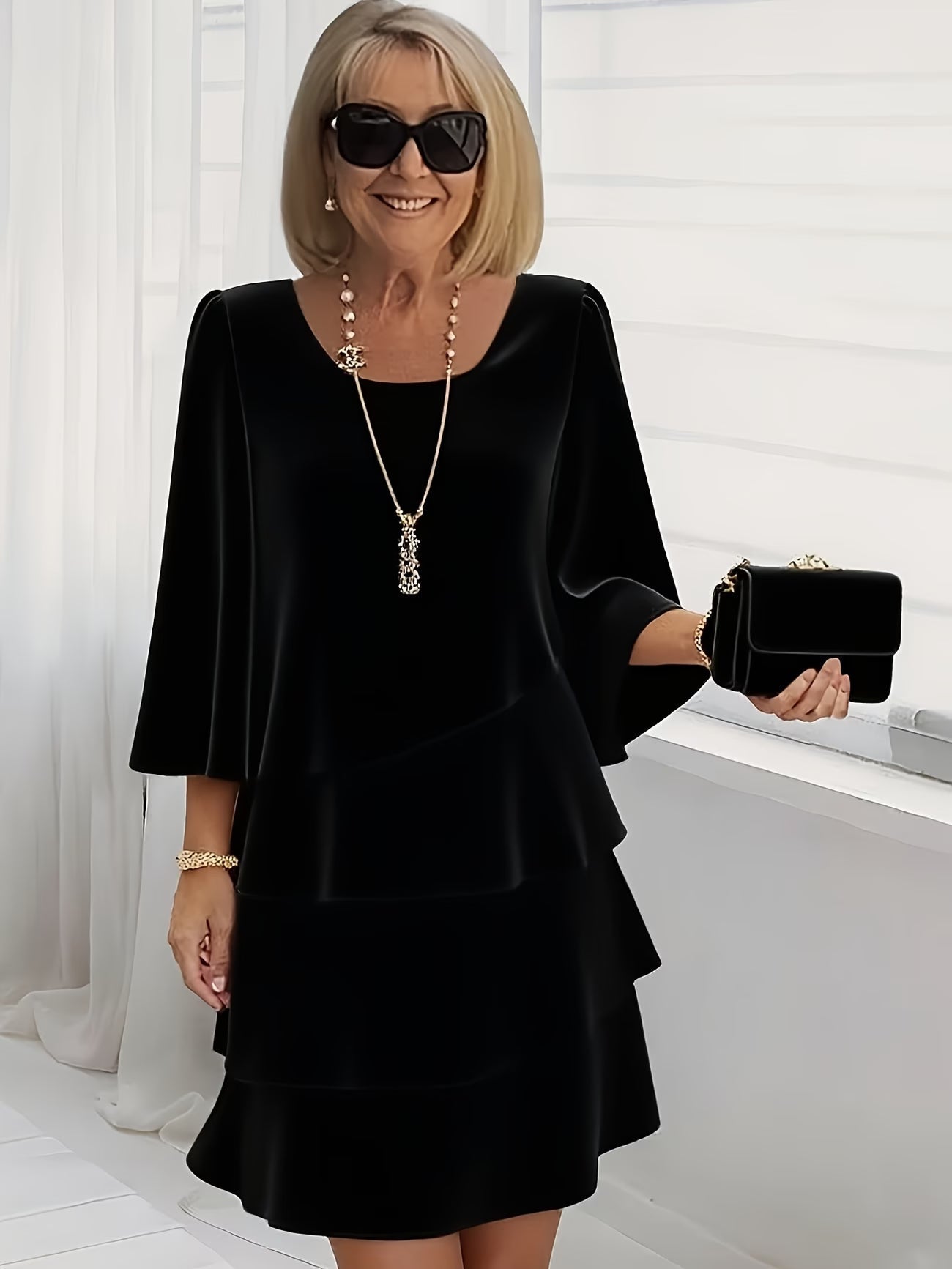 Catherine | Vestido Elegante y Cómodo con Volantes