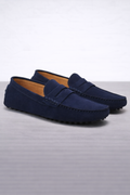 MOCASINES DE ANTE CON PUNTERA