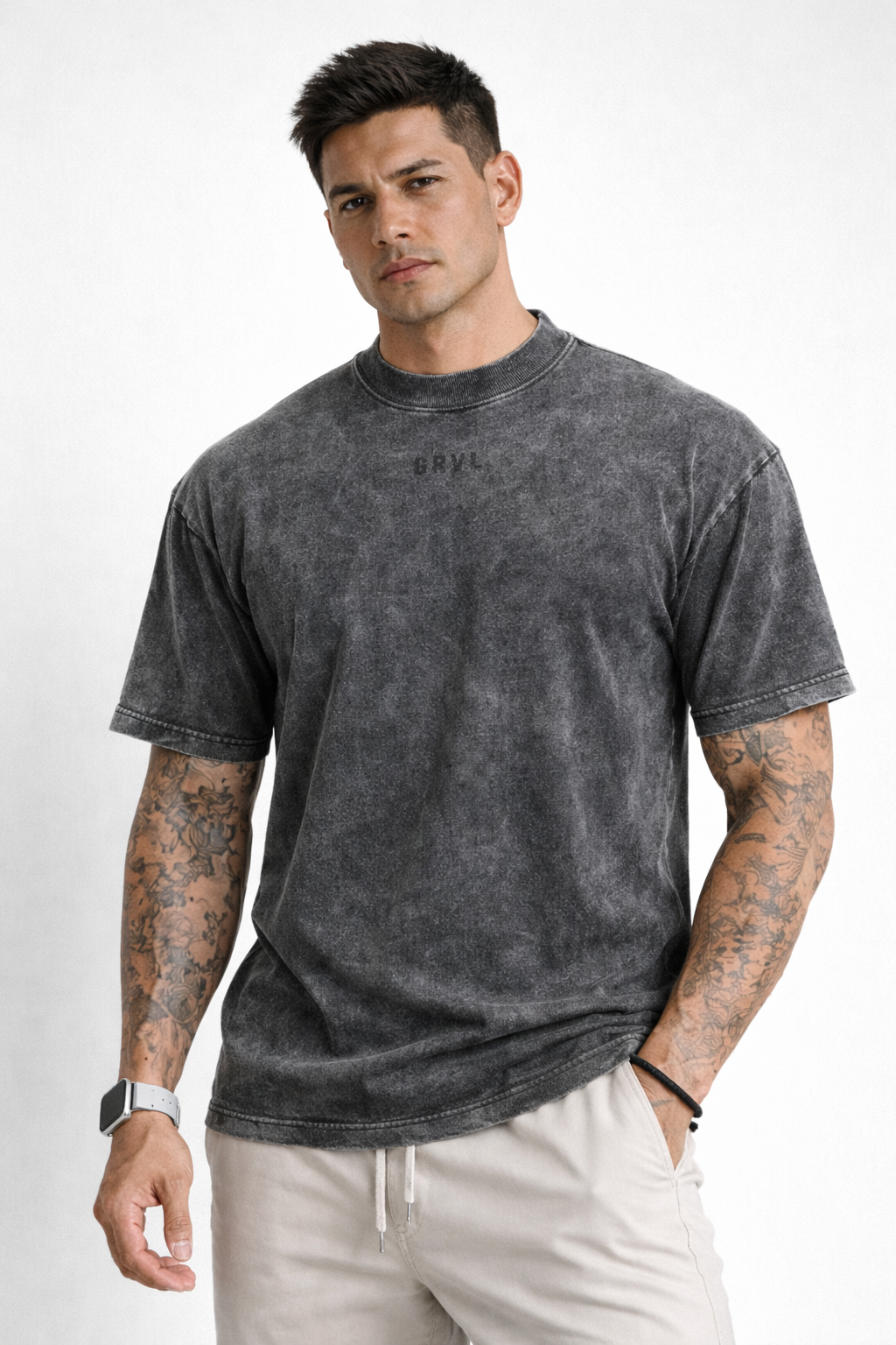 CAMISETA BÁSICA PREMIUM-LAVADO