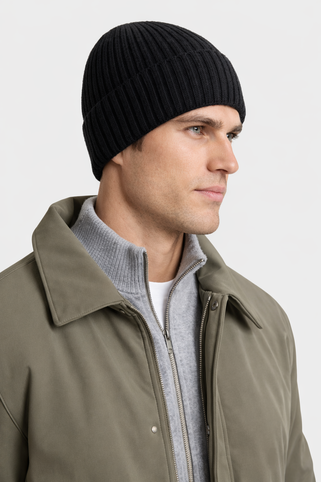 GORRO DE LANA - AZUL MARINO