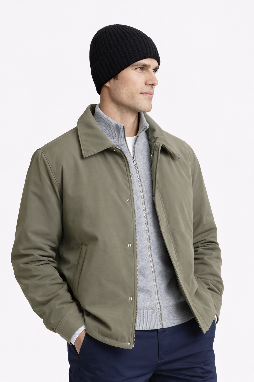 GORRO DE LANA - AZUL MARINO