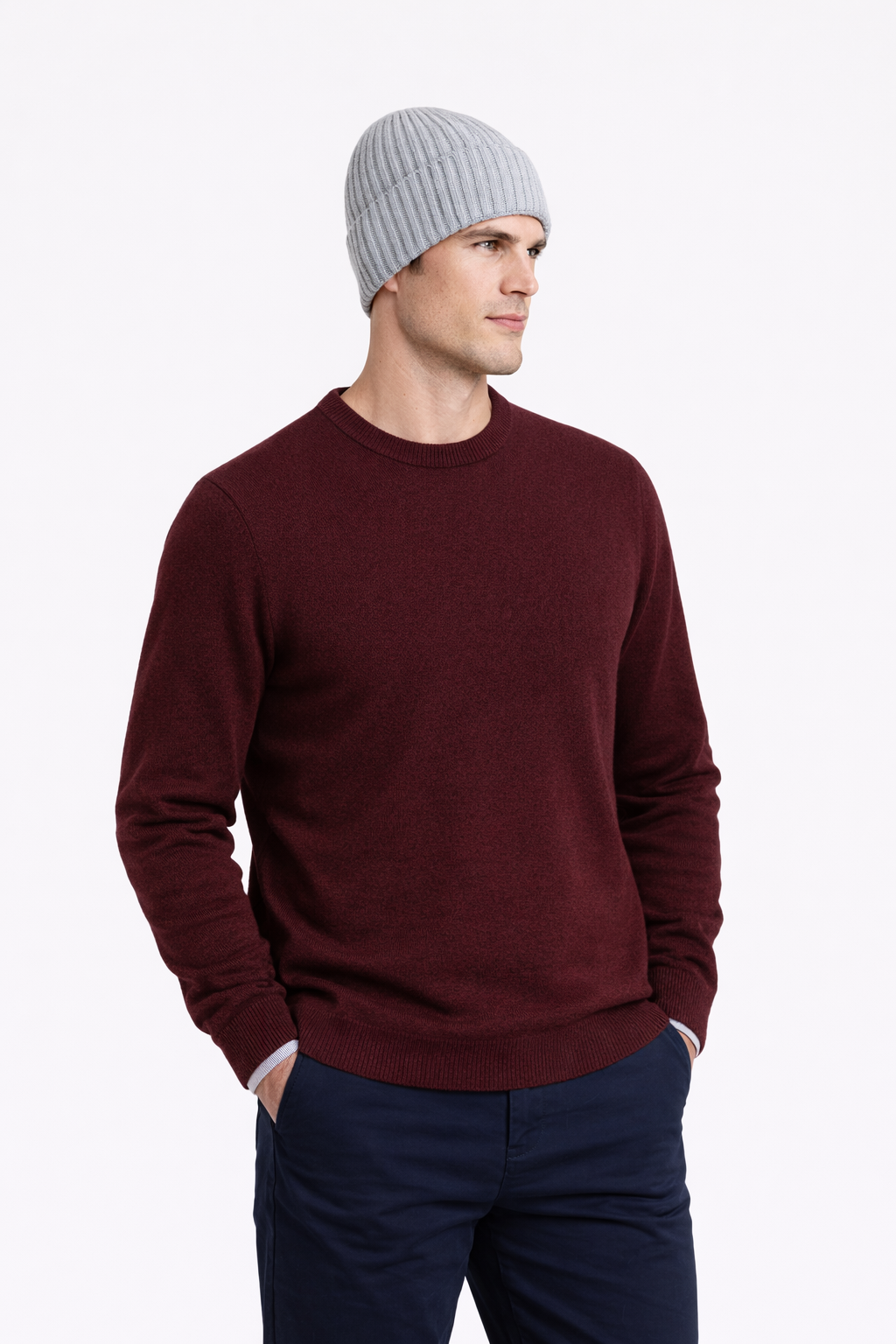 GORRO DE LANA - GRIS