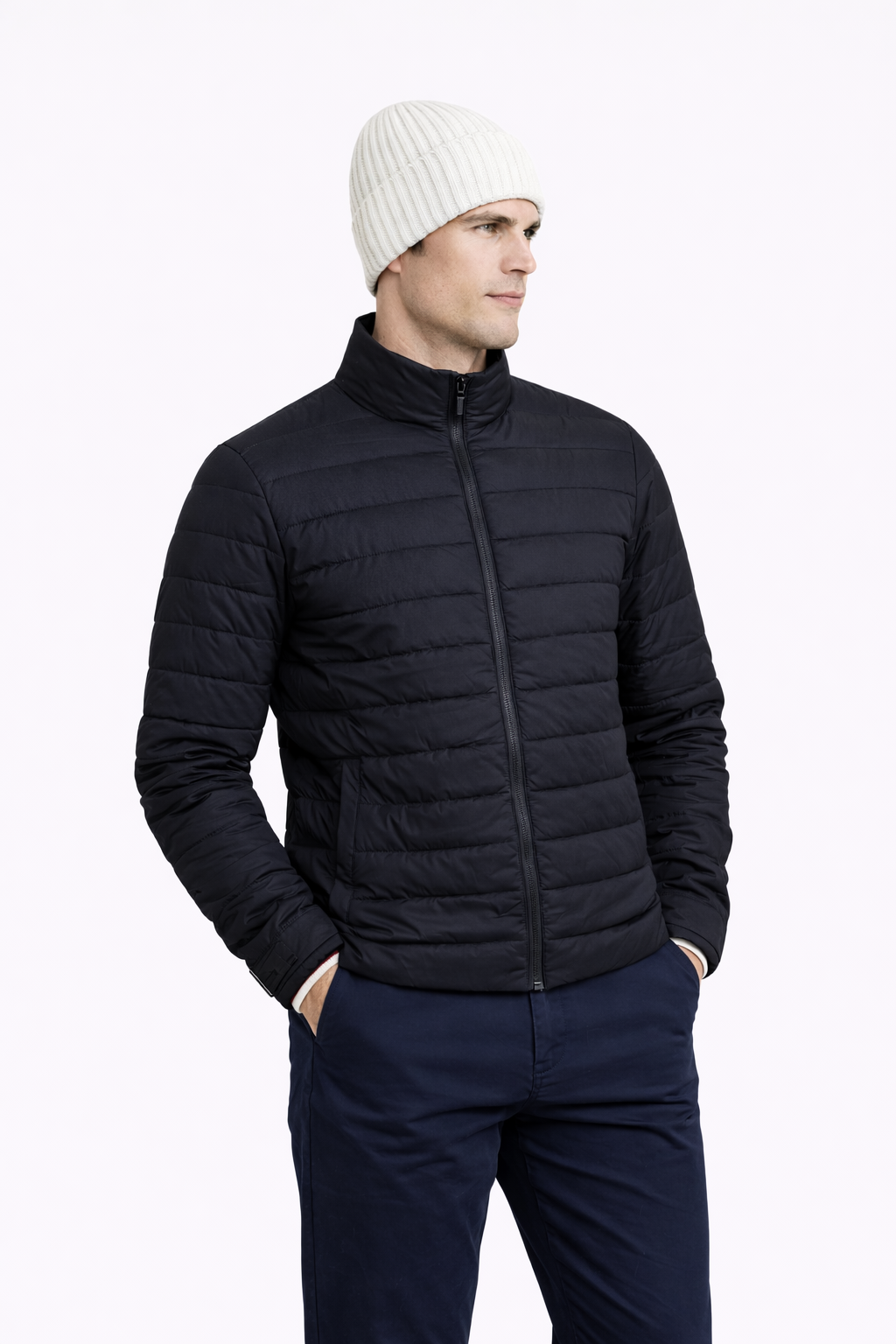 GORRO DE LANA - BLANCO