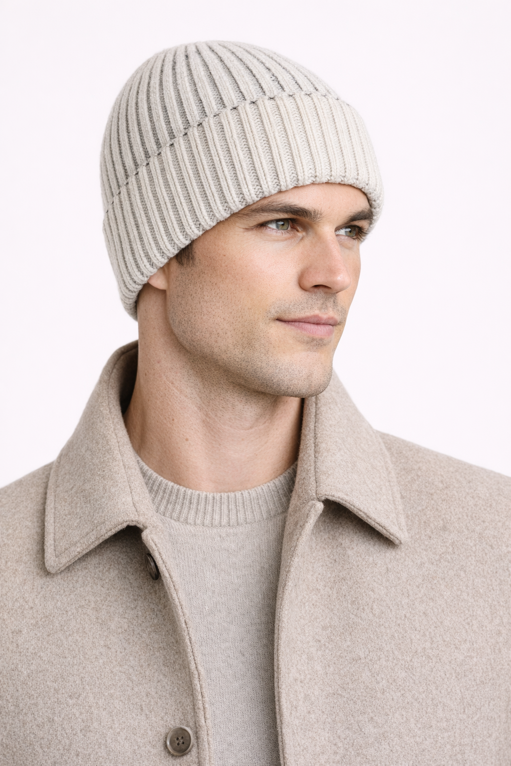 GORRO DE LANA - BEIGE