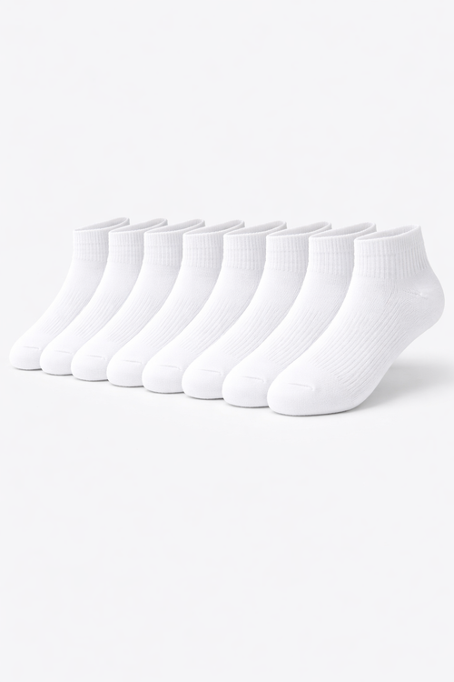 CALCETINES TOBILLEROS PREMIUM DE ALGODÓN - PACK DE 5 PARES