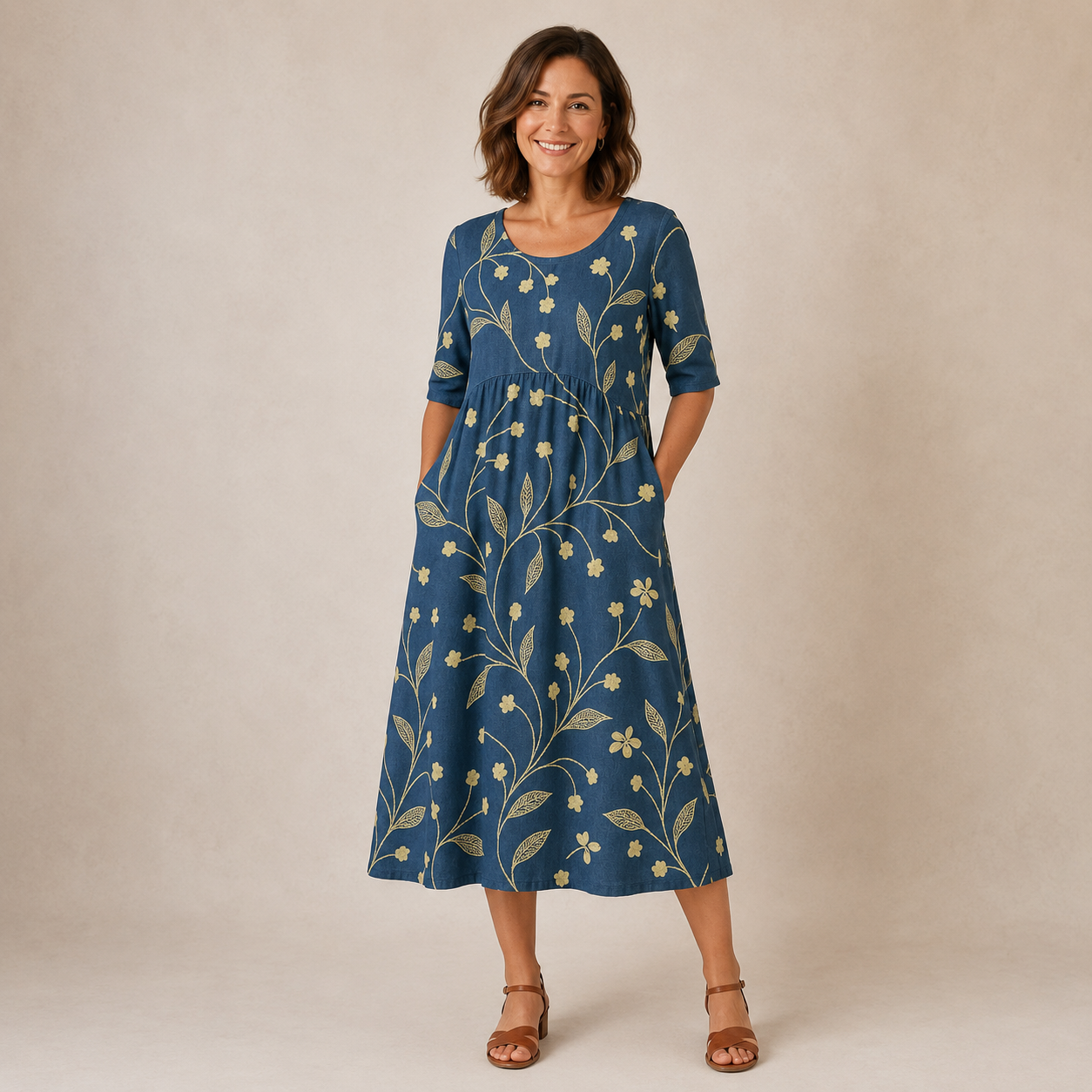 LILY | Vestido midi - comodidad sin esfuerzo