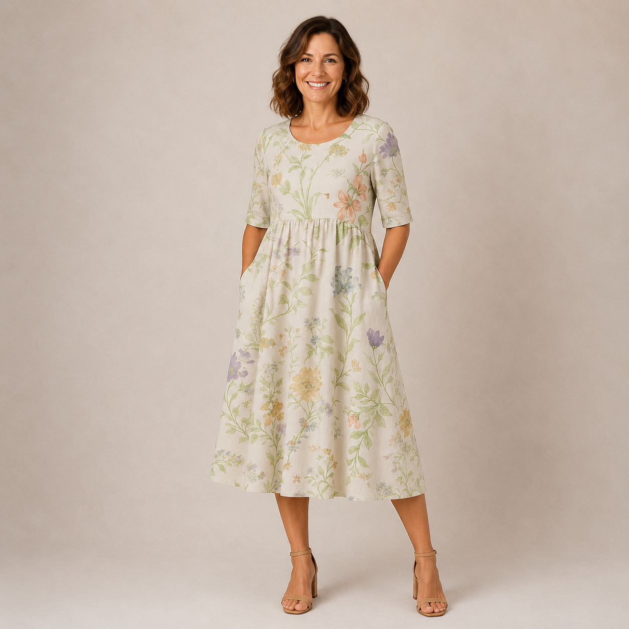 LILY | Vestido midi - comodidad sin esfuerzo